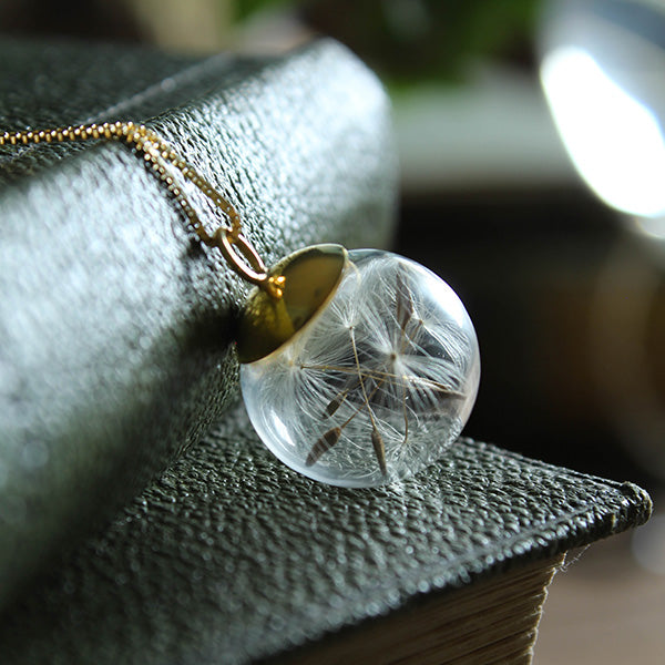 Make a Wish Dandelion Necklace – Blossom Gioielli