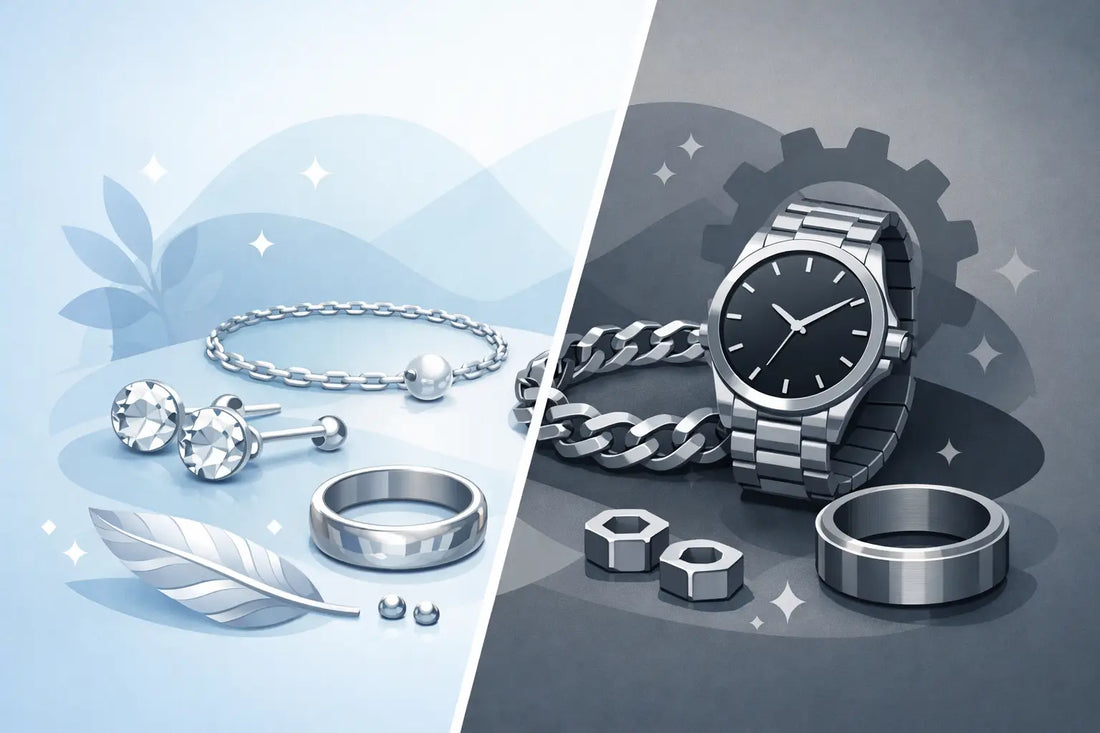 Argento 925 o acciaio: cosa scegliere