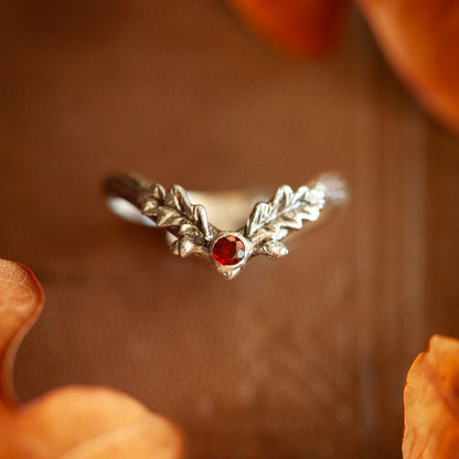 Anello Foglia d'Autunno