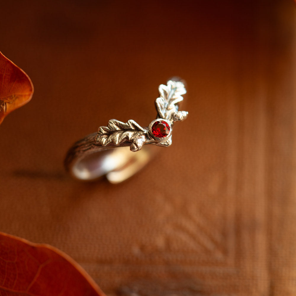 Anello Foglia d'Autunno