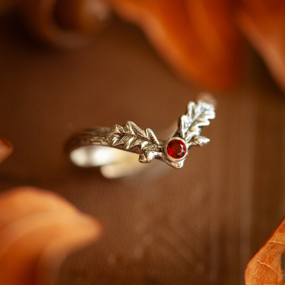 Anello Foglia d'Autunno